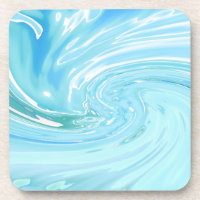 Beachy Blue Ocean Abstract acryl gieten