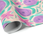 Beachy Boho Print Cadeaupapier (Rol Hoek)