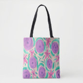 Beachy Boho Print Canvas tas (Voorkant)