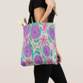 Beachy Boho Print Canvas tas (Dichtbij)