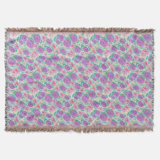 Beachy Boho Print Deken (Voorkant)