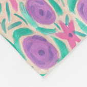 Beachy Boho Print Fleece Deken (Hoek)