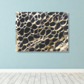 Beachy Bubbly Rocks Canvas Afdruk (Insitu (Houten vloer))