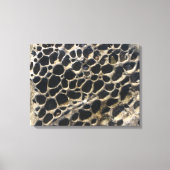 Beachy Bubbly Rocks Canvas Afdruk (Voorkant)
