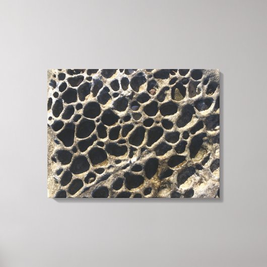 Beachy Bubbly Rocks Canvas Afdruk (Voorkant)