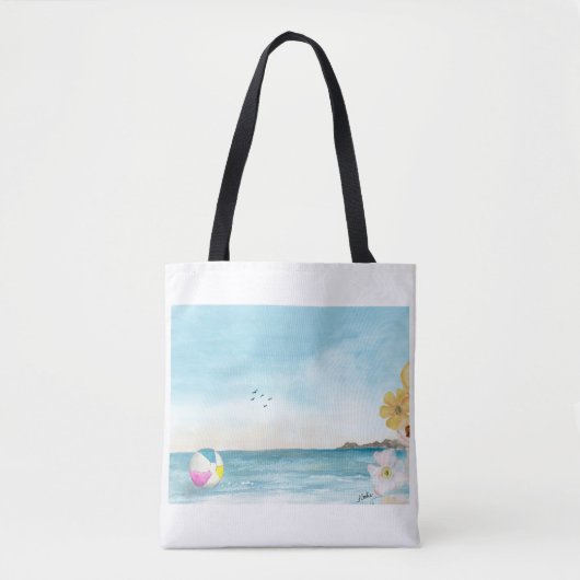Beachy Canvas tas (Voorkant)
