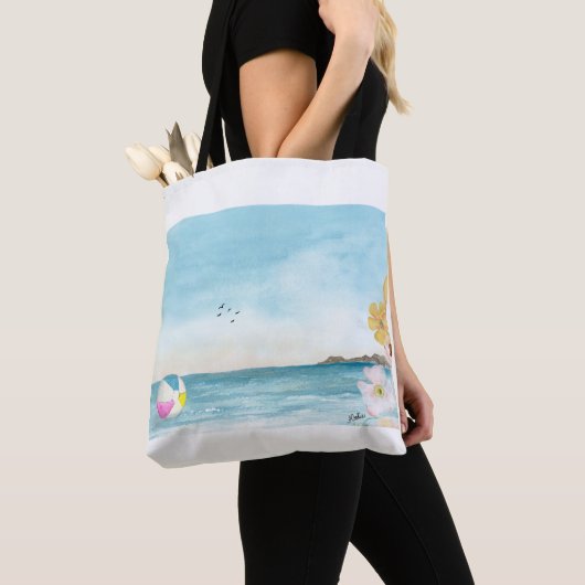 Beachy Canvas tas (Dichtbij)
