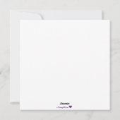 Beachy Christmas Kaart (Achterkant)