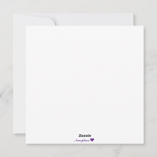 Beachy Christmas Kaart (Achterkant)