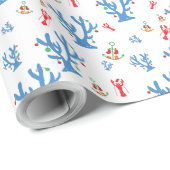 Beachy Christmas Wrapping Paper Cadeaupapier (Rol Hoek)