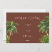 Beachy Collage Foto Feestdagenkaart (Achterkant)