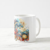 Beachy Crab Coffee Cup Koffiemok (Voorkant rechts)