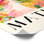 Beachy Dopamine Decor, Mediterrane Stad Art Prin Poster (Hoek)