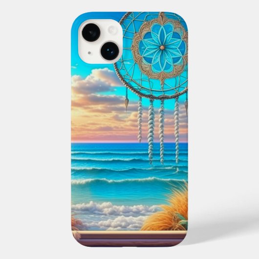 Beachy Dreamcatcher op Venster Case-Mate iPhone Case (Achterkant)