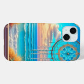 Beachy Dreamcatcher op Venster Case-Mate iPhone Case (Achterkant (horizontaal))