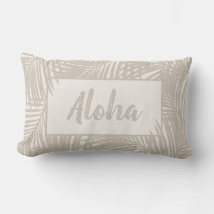 Beachy Dreams Tropical Palm Leaf Pattern Pillow Kussen
