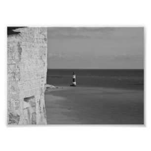 Beachy Head-fotokaart Foto Afdruk