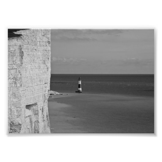 Beachy Head-fotokaart Foto Afdruk (Voorkant)