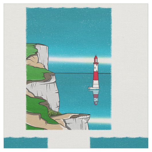 Beachy Head Lighthouse shirt Amazon Stof (Close Up)