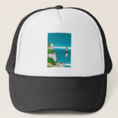 Beachy Head Lighthouse shirt Amazon Trucker Pet (Voorkant)