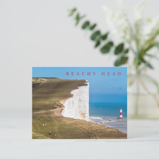 Beachy Head uitzicht ansichtkaart Briefkaart (Staand voorkant)