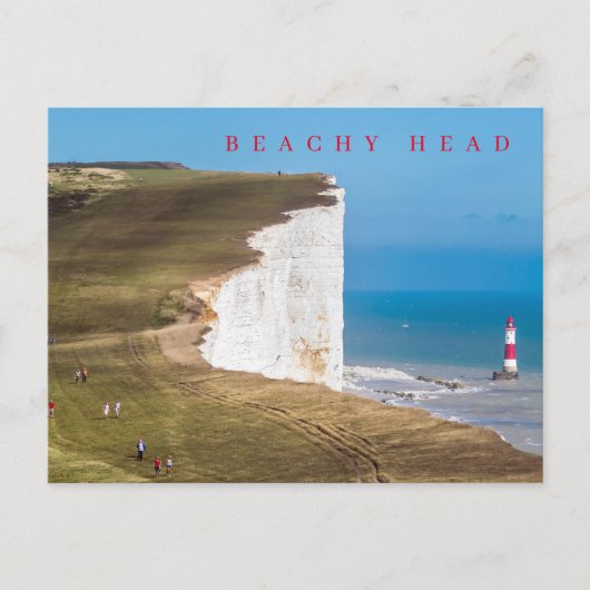Beachy Head uitzicht ansichtkaart Briefkaart (Voorkant)