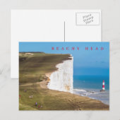 Beachy Head uitzicht briefkaart (Voorkant / Achterkant)