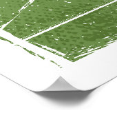 Beachy head vuurtoren retro poster (Hoek)