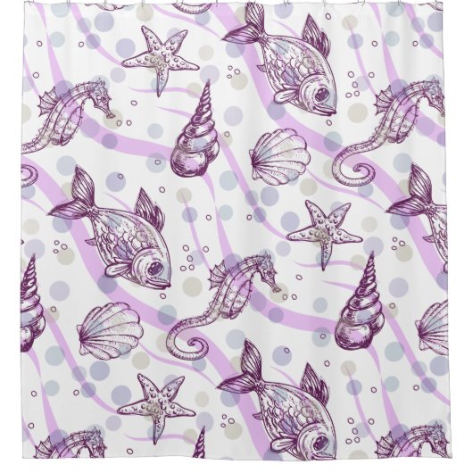 Beachy Home Decor Shower Curtain Douchegordijn (Voorkant)