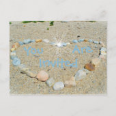 Beachy Invitation Uitnodiging Briefkaart (Voorkant)
