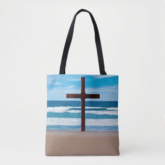 Beachy Jesus Bag Tote Bag (Voorkant)