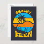Beachy Keen Briefkaart (Voorkant / Achterkant)