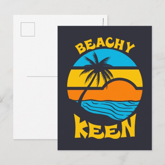 Beachy Keen Briefkaart (Voorkant / Achterkant)