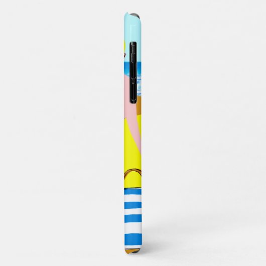Beachy Keen - Geel Case-Mate iPhone Case (Achterkant/links)