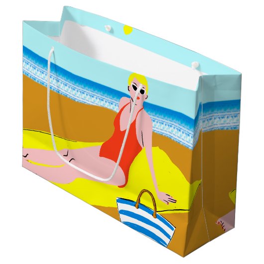 Beachy Keen - Geel Groot Cadeauzakje (Voorkant Gekanteld)