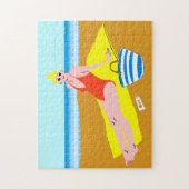 Beachy Keen - Geel Legpuzzel (Verticaal)