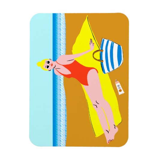 Beachy Keen - Geel Magneet (Verticaal)