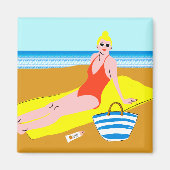 Beachy Keen - Geel Magneet (Voorkant)