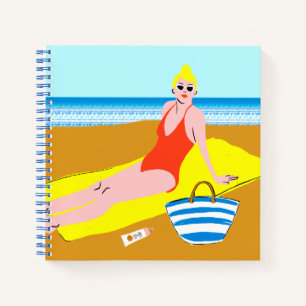 Beachy Keen - Geel Notitieboek