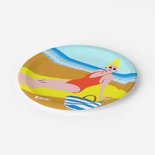 Beachy Keen - Geel Papieren Bordje (Gekanteld)