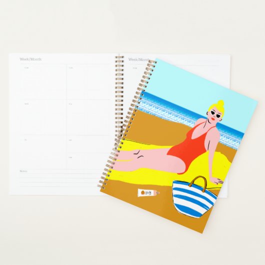 Beachy Keen - Geel Planner (Display)