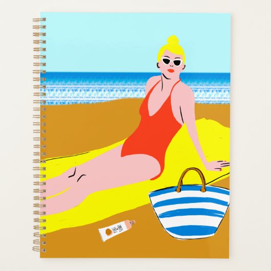 Beachy Keen - Geel Planner (Voorkant)