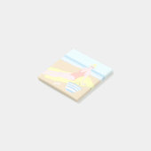 Beachy Keen - Geel Post-it® Notes (Schuin)