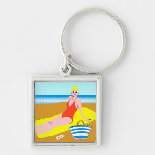 Beachy Keen - Geel Sleutelhanger