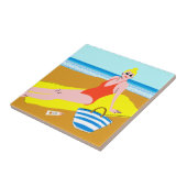 Beachy Keen - Geel Tegeltje (Zijkant)