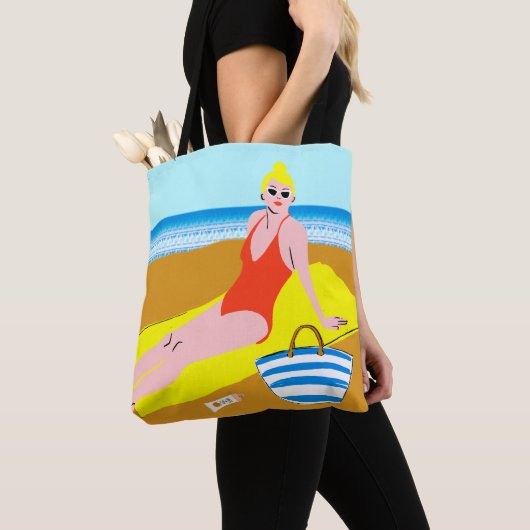 Beachy Keen - Geel Tote Bag (Dichtbij)