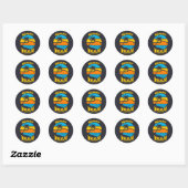 Beachy Keen Ronde Sticker (Vel)