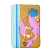 Beachy Keen - Roze Badmat (Voorkant Verticaal)