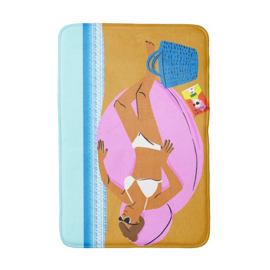 Beachy Keen - Roze Badmat (Voorkant Verticaal)