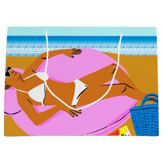 Beachy Keen - Roze Groot Cadeauzakje (Voorkant)